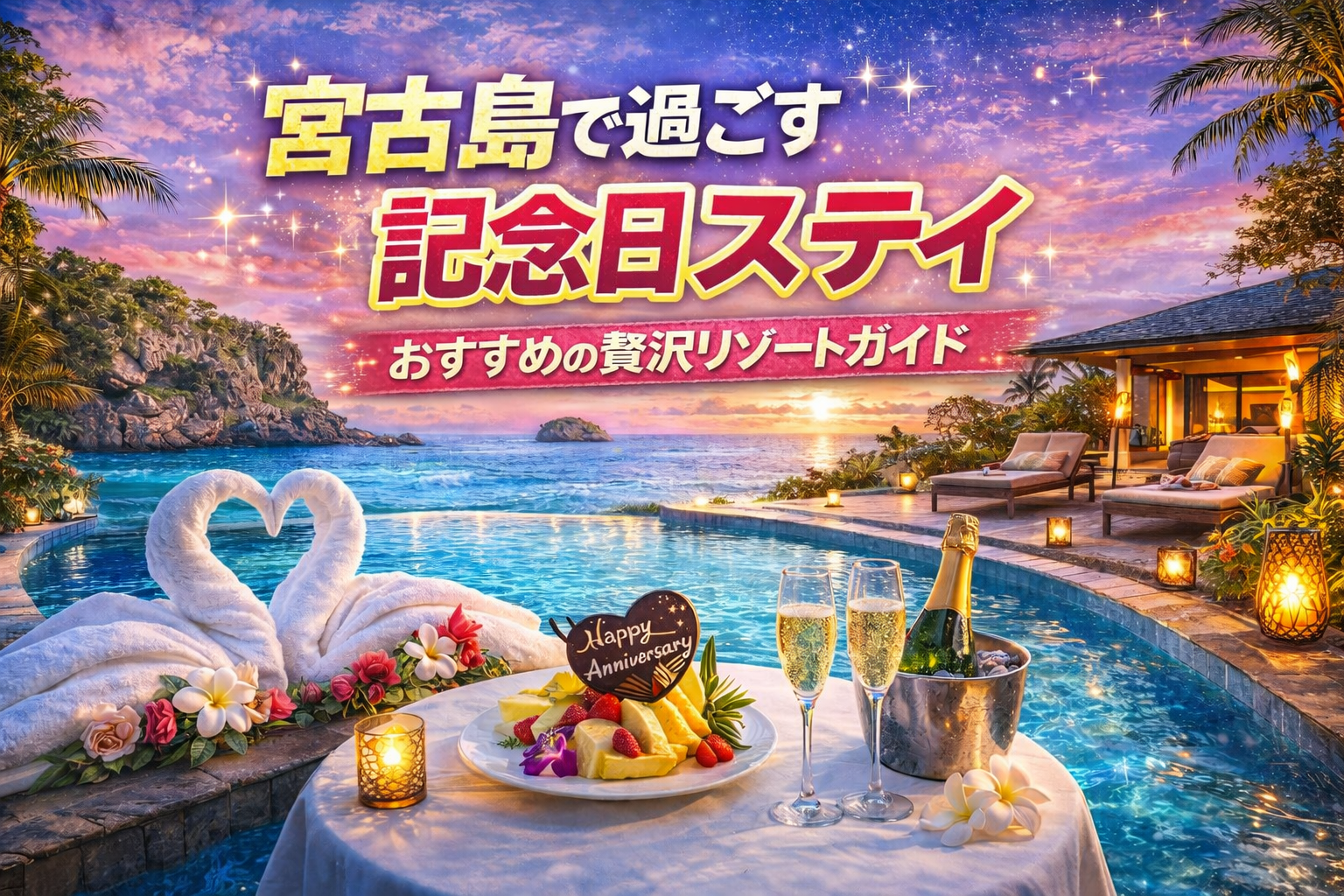 宮古島で過ごす記念日ステイ｜おすすめの贅沢リゾートガイド | みゃー