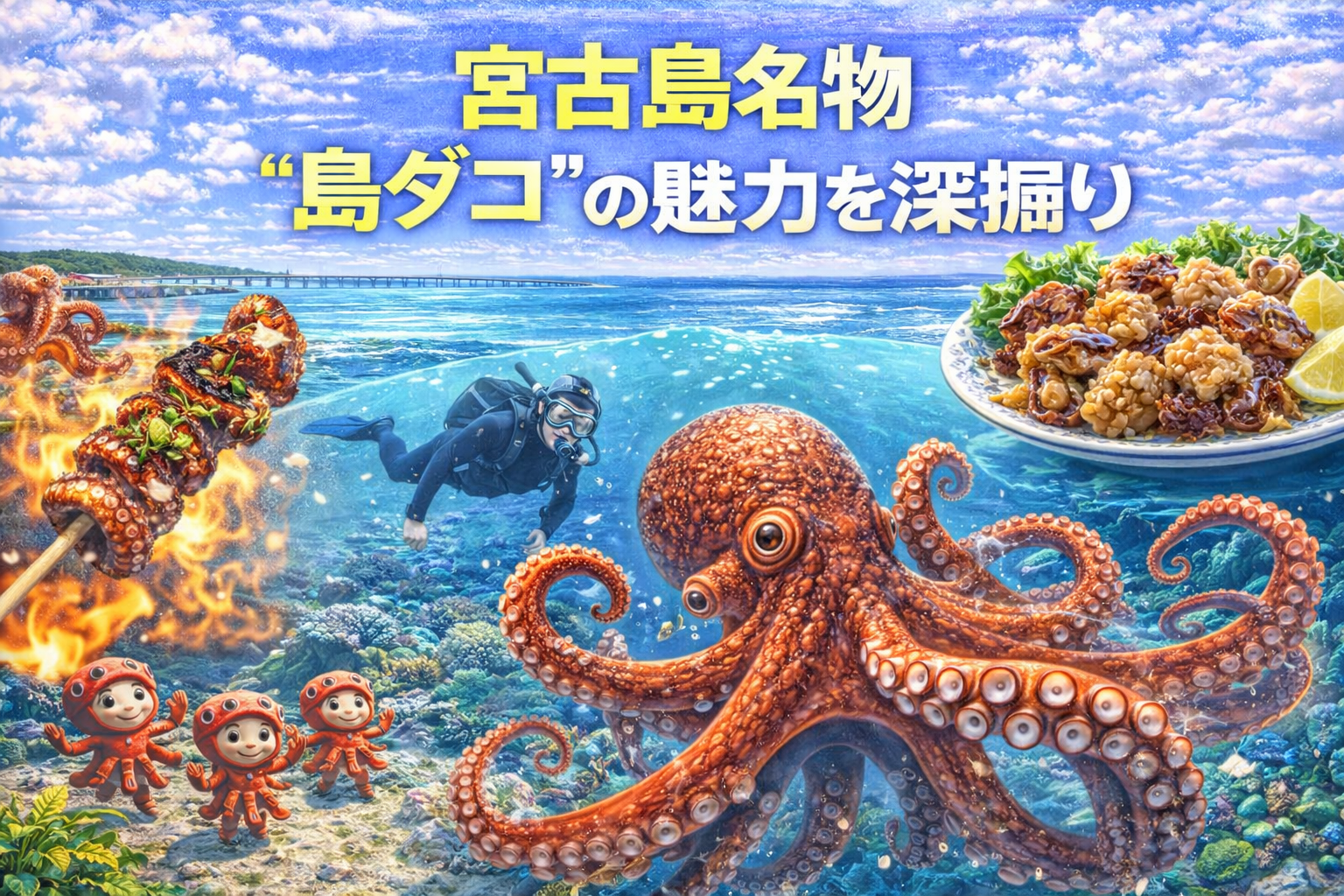 宮古島名物“島ダコ”の魅力を深掘り | みゃーくずみ