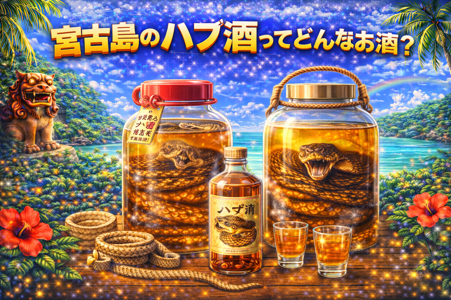 沖縄特産 ハブ酒　古酒 🐍 宮古島のハブ酒ってどんなお酒？絶対に知っておきたいライトガイド